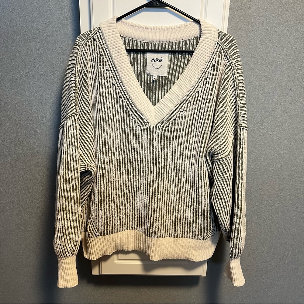 Aerie Women's Striped Sweater
